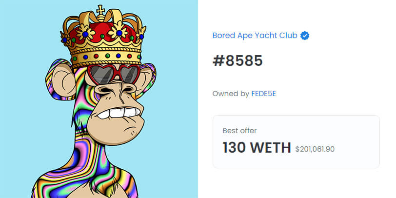 Bored Ape Yacht Club #8585: $2,702,462